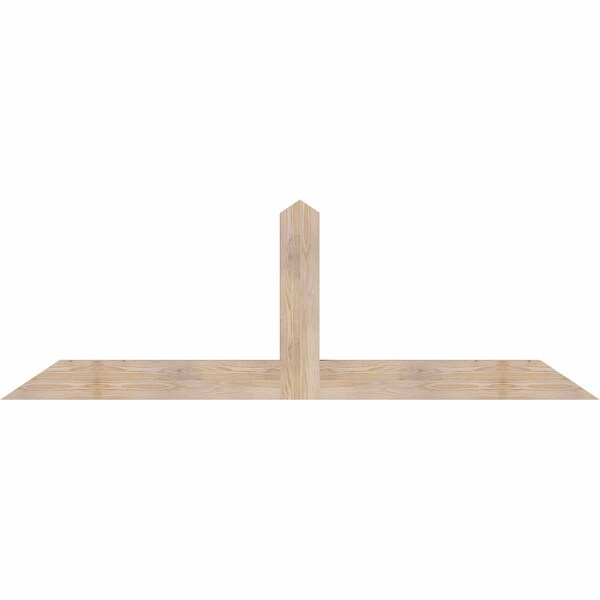 Ekena Millwork Portland Smooth Timber Gable Bracket, Douglas Fir, 84"W x 28"H x 3 1/2"D x 5 1/2"F, 8/12 Pitch GBW084X28X0406POR00SDF - main